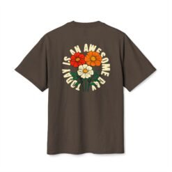 Alternative view of Vintage Floral "I Am Awesome" Tee