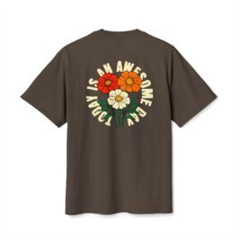 Alternative view of Vintage Floral "I Am Awesome" Tee
