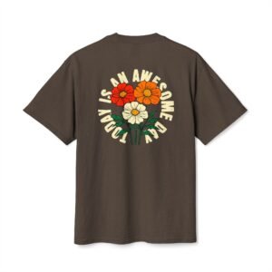 Alternative view of Vintage Floral "I Am Awesome" Tee