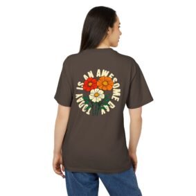 Vintage Floral "I Am Awesome" Tee