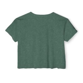 Alternative view of Floral Bouquet Crop Top — Women's Festival Flower Graphic Tee