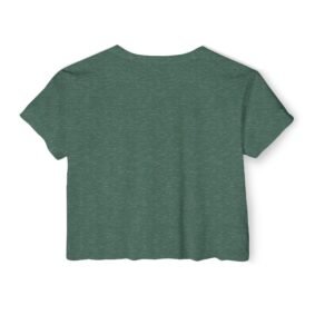 Alternative view of Floral Bouquet Crop Top — Women's Festival Flower Graphic Tee