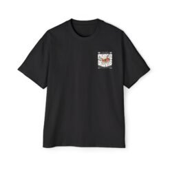 Alternative view of Chase Dreams Butterfly Graphic Tee — Men’s Oversized Red Shirt