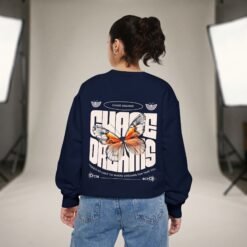 Alternative view of Butterfly Bound Sweatshirt — Monarch Graphic Crewneck