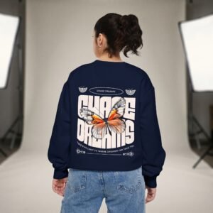 Alternative view of Butterfly Bound Sweatshirt — Monarch Graphic Crewneck