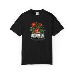 Alternative view of Aesthetic Floral Tee — 'Lovely Aesthetic' Vintage Rose Graphic T-Shirt