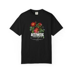 Alternative view of Aesthetic Floral Tee — 'Lovely Aesthetic' Vintage Rose Graphic T-Shirt