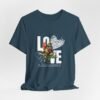 Love Floral Heart Tee — Inspirational "LOVE" Graphic T‑Shirt