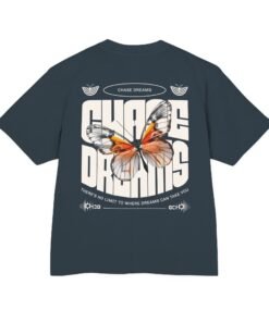 Alternative view of Dreams Butterfly T‑Shirt — 'Chase Dreams' Graphic Tee