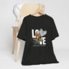 Love Floral Heart Tee — Inspirational "LOVE" Graphic T‑Shirt
