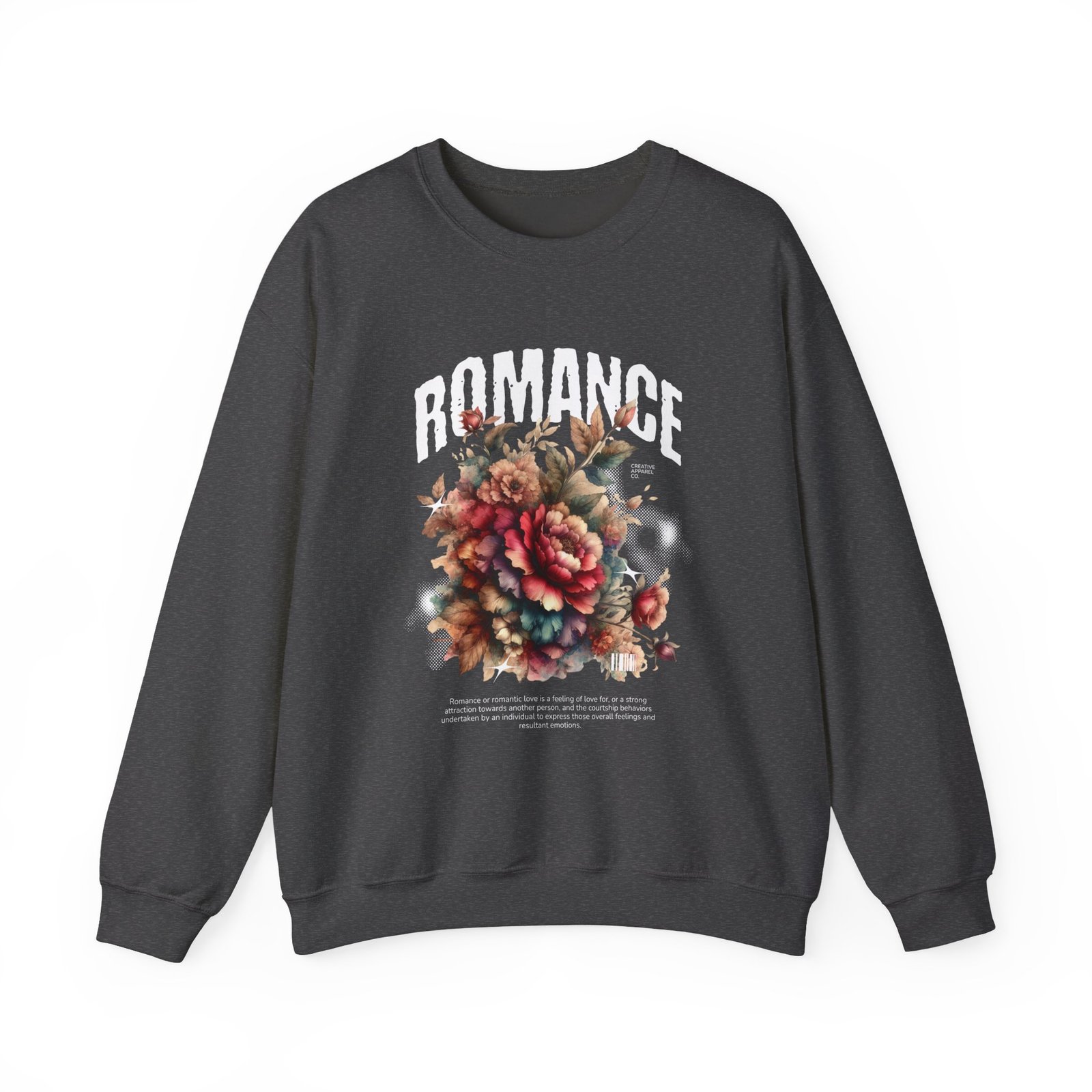 Romance Floral Crewneck Sweatshirt — Vintage Bouquet Graphic - Image 20