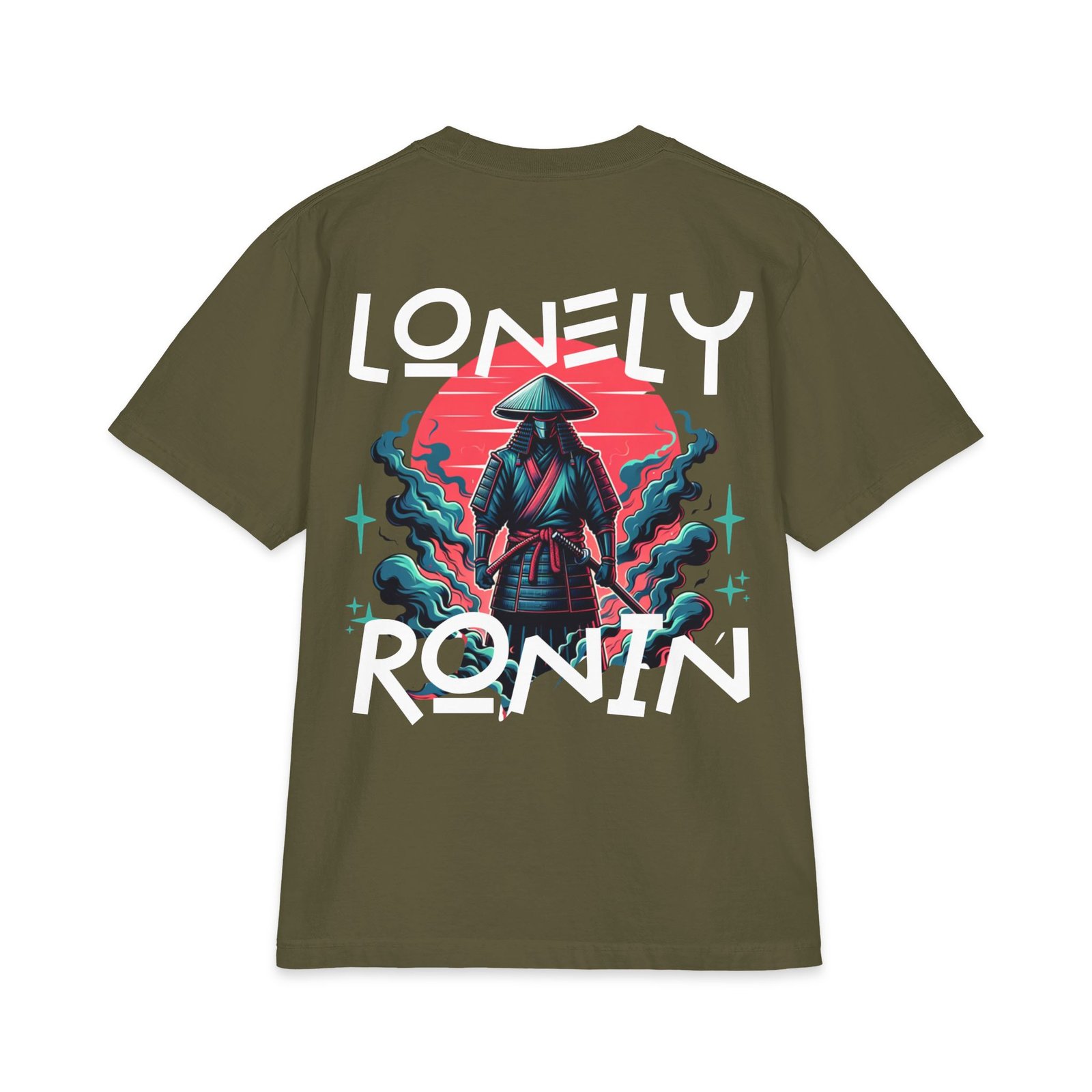 Lonely Ronin Samurai T-Shirt — Vintage Retro Japanese Warrior Tee - Image 14