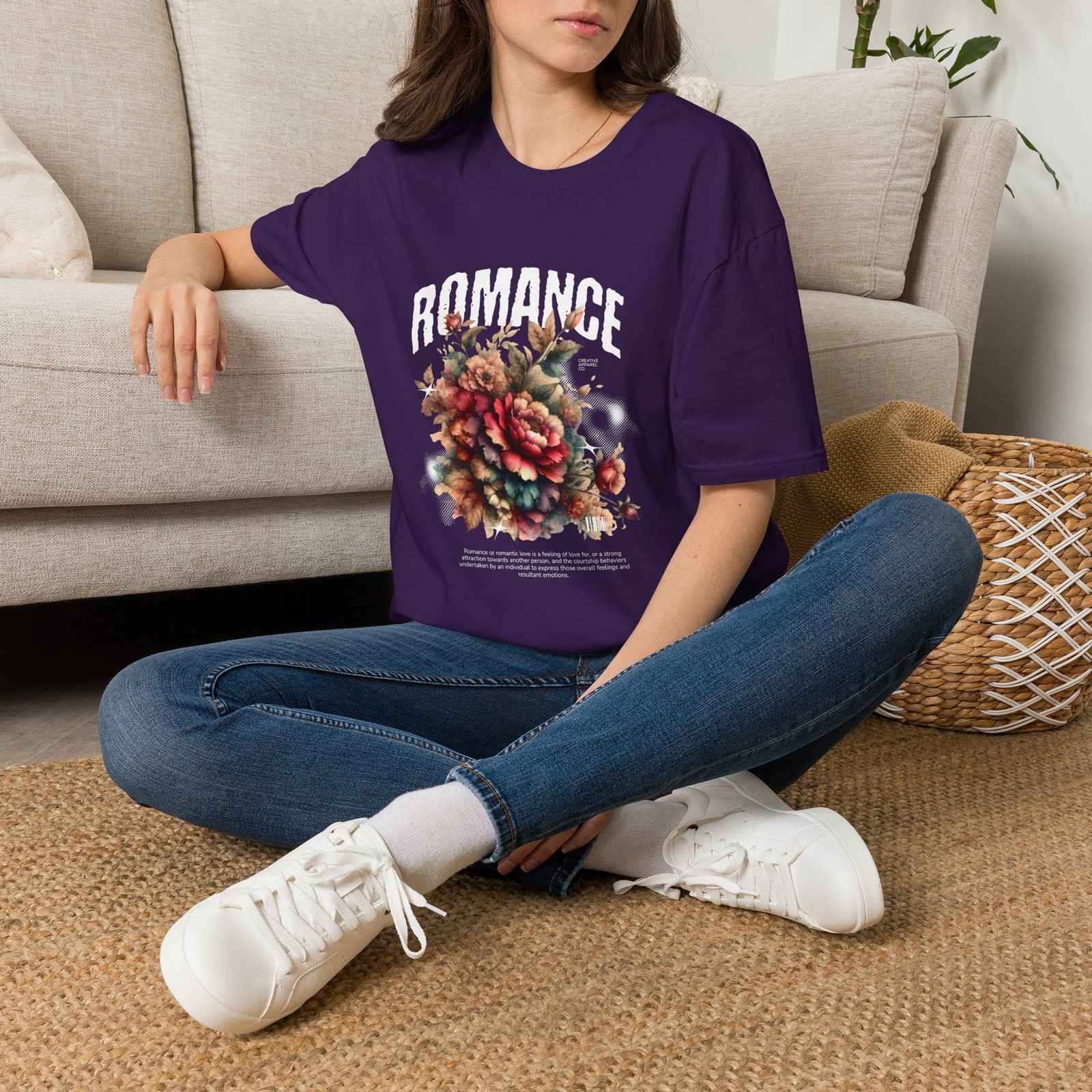 Romance Floral T‑Shirt — Vintage Bouquet Graphic Tee - Image 22