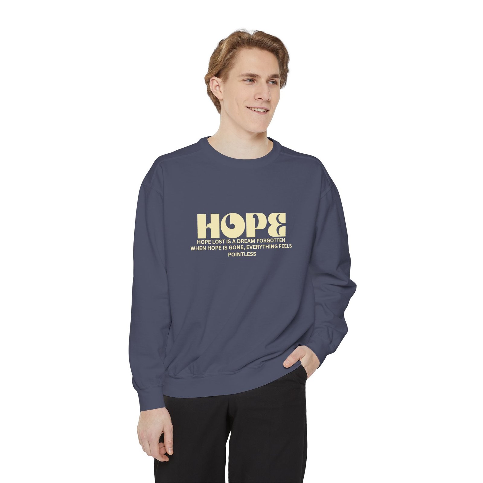Hope Graphic Sweatshirt — 'Losing Hope' Angel Vintage Streetwear - Image 46