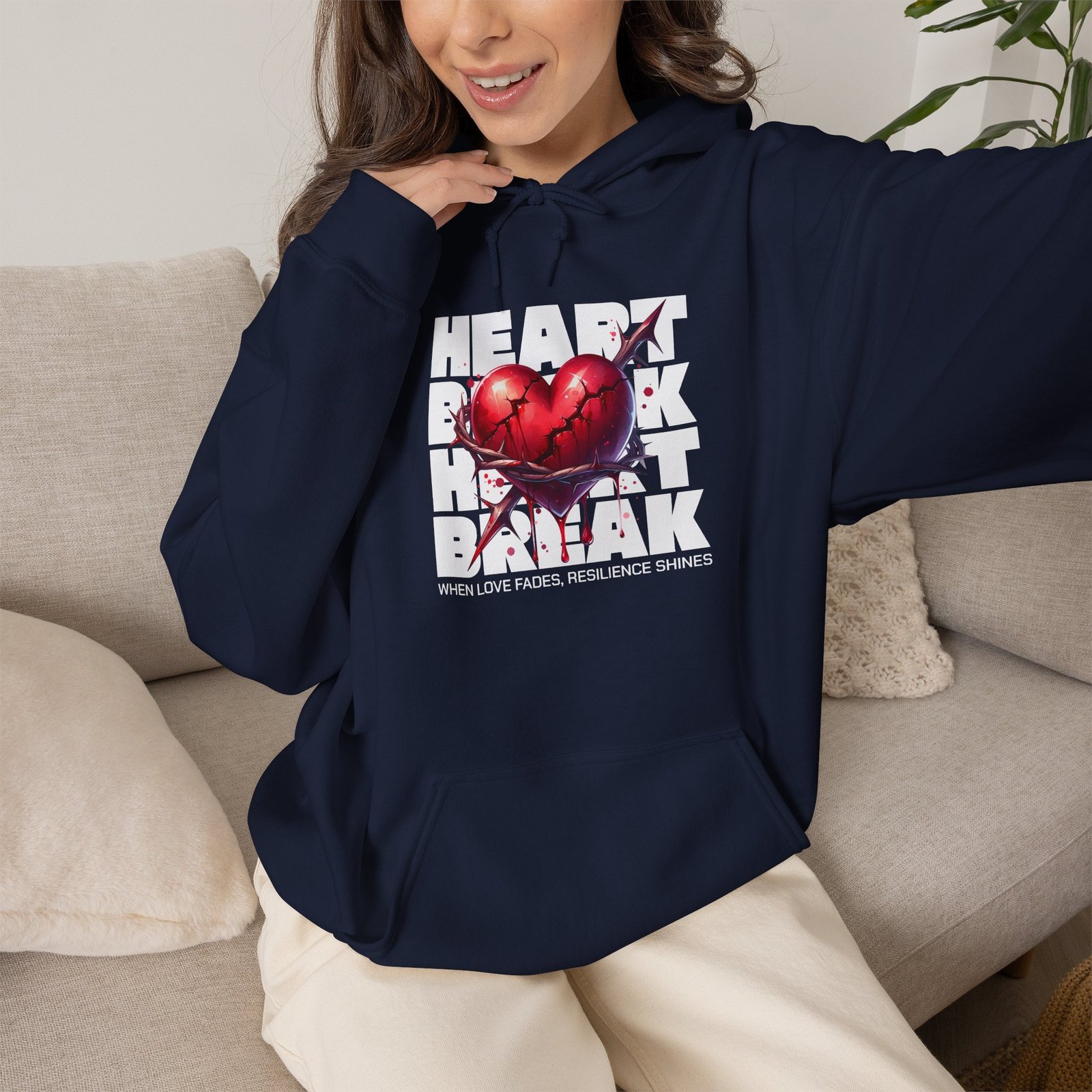 Heart Rock Dakota Hoodie — Heartbroken South Dakota Pride Pullover - Image 25