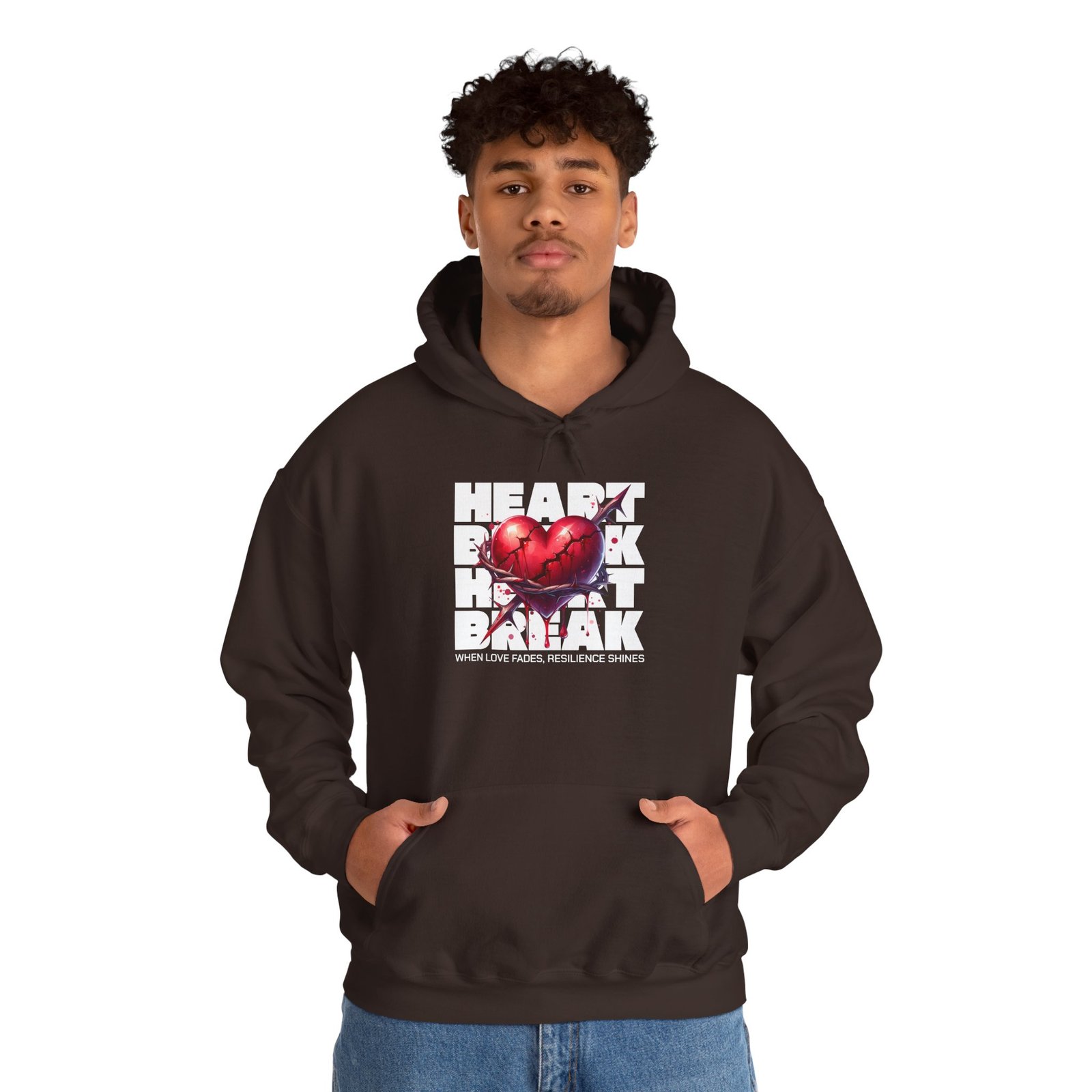Heart Rock Dakota Hoodie — Heartbroken South Dakota Pride Pullover - Image 16