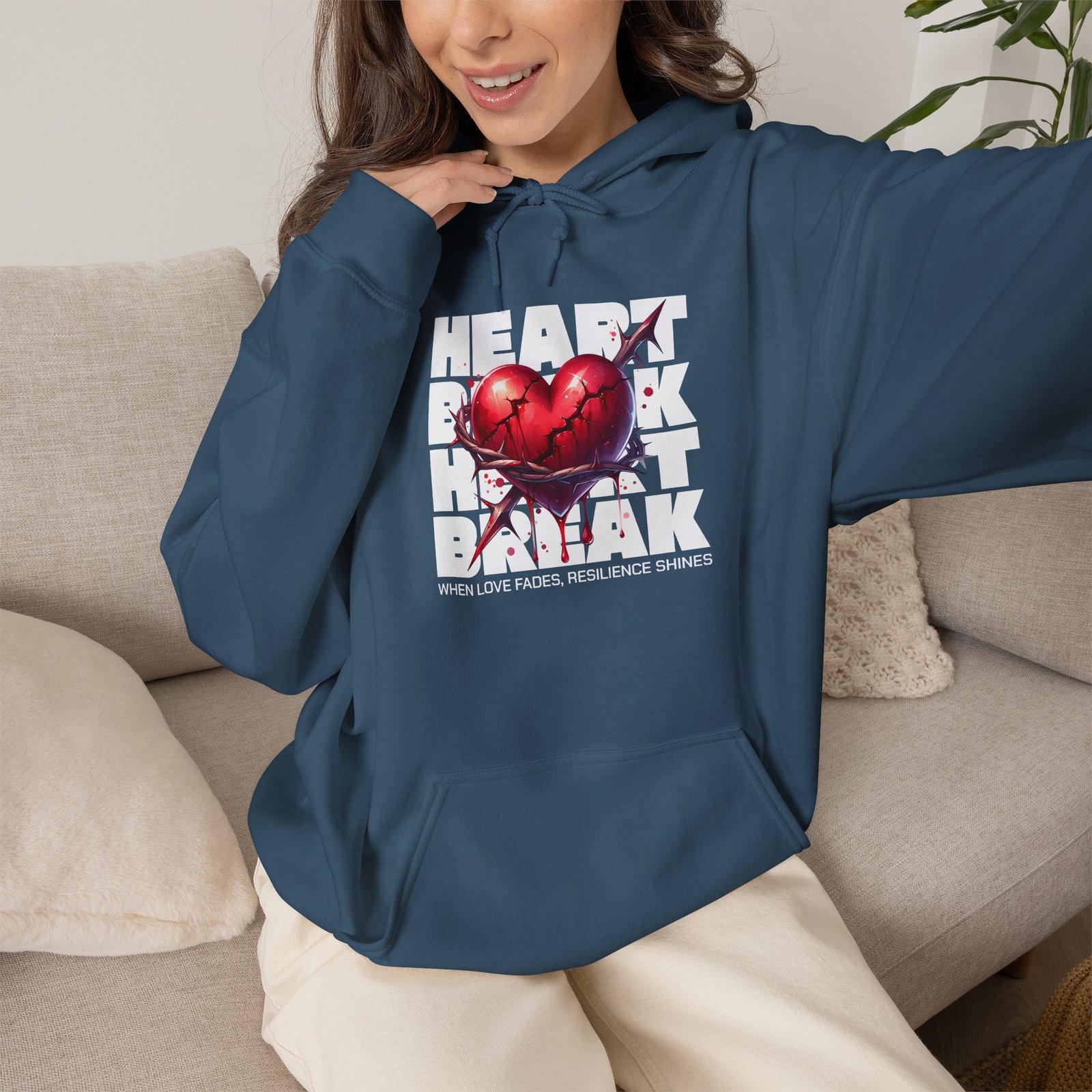 Heart Rock Dakota Hoodie — Heartbroken South Dakota Pride Pullover - Image 22