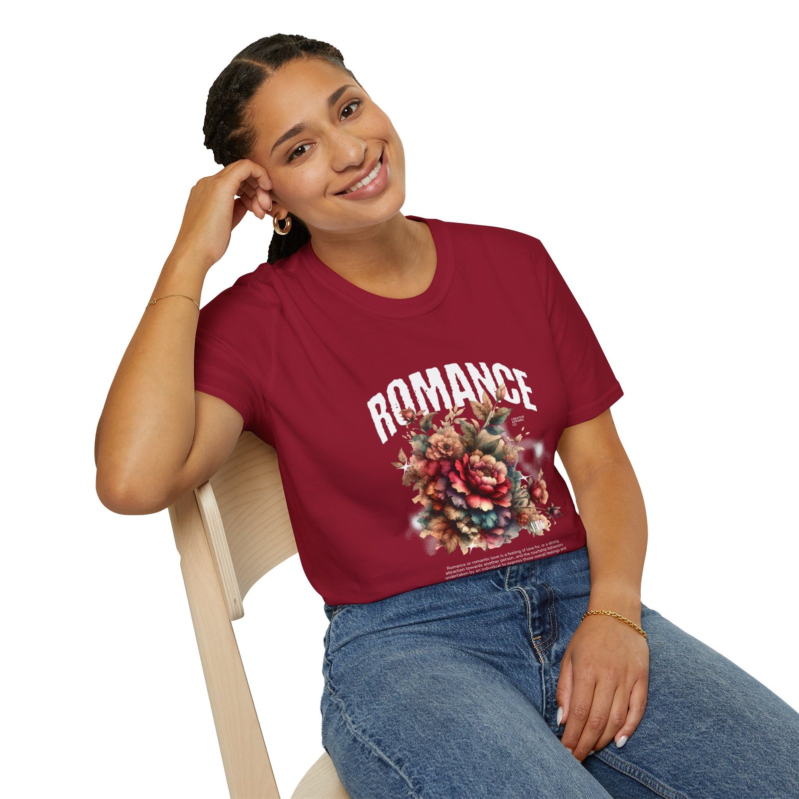 Romance Floral T‑Shirt — Vintage Bouquet Graphic Tee - Image 31