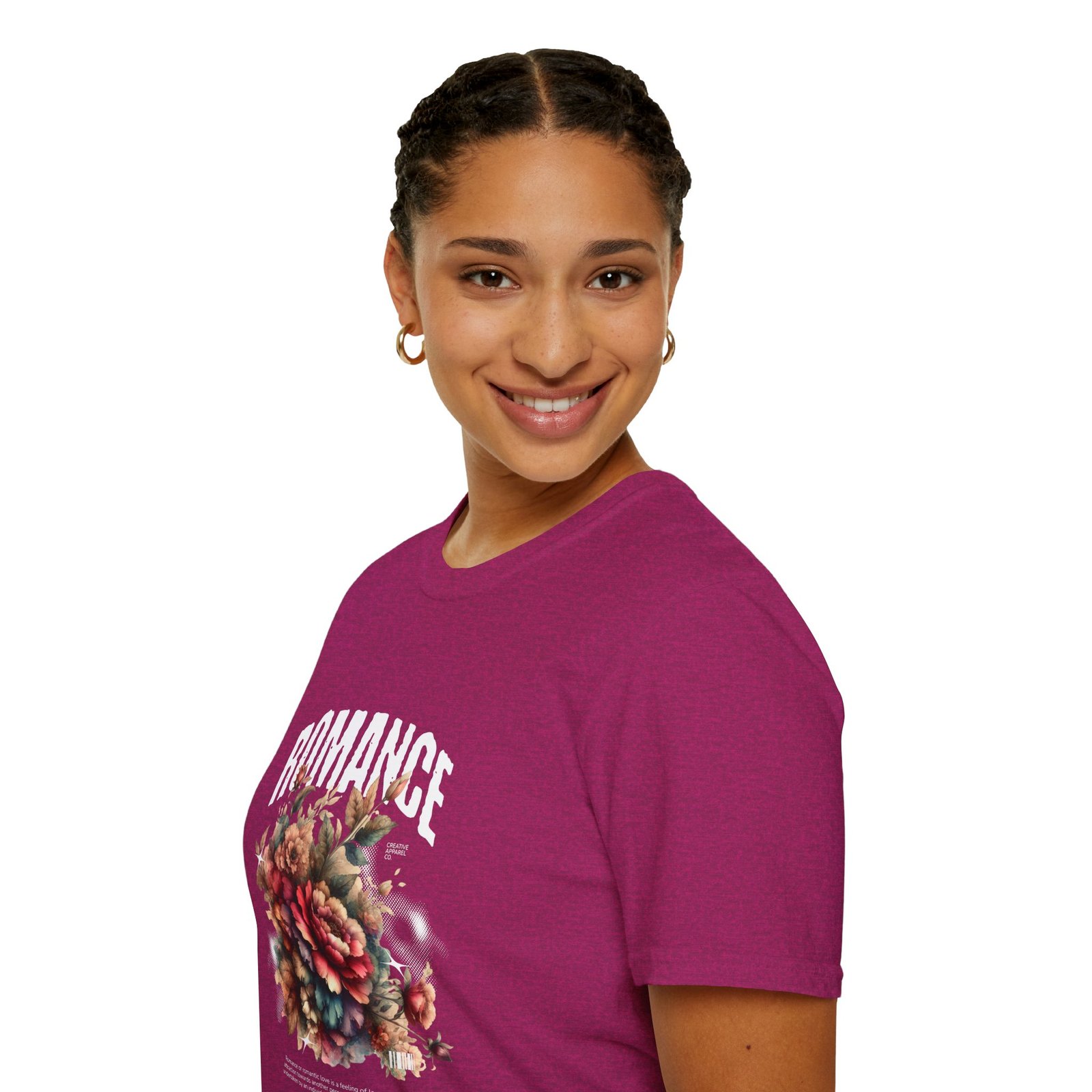 Romance Floral T‑Shirt — Vintage Bouquet Graphic Tee - Image 10