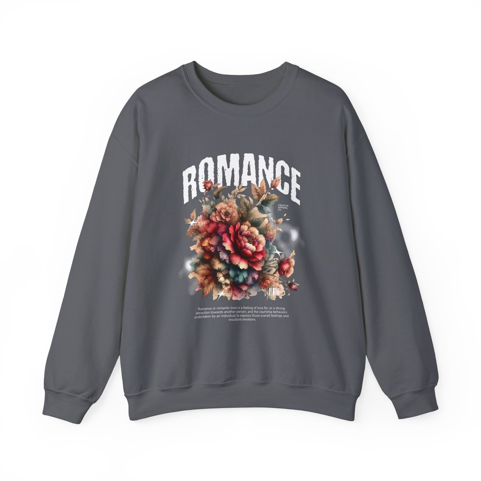 Romance Floral Crewneck Sweatshirt — Vintage Bouquet Graphic - Image 26