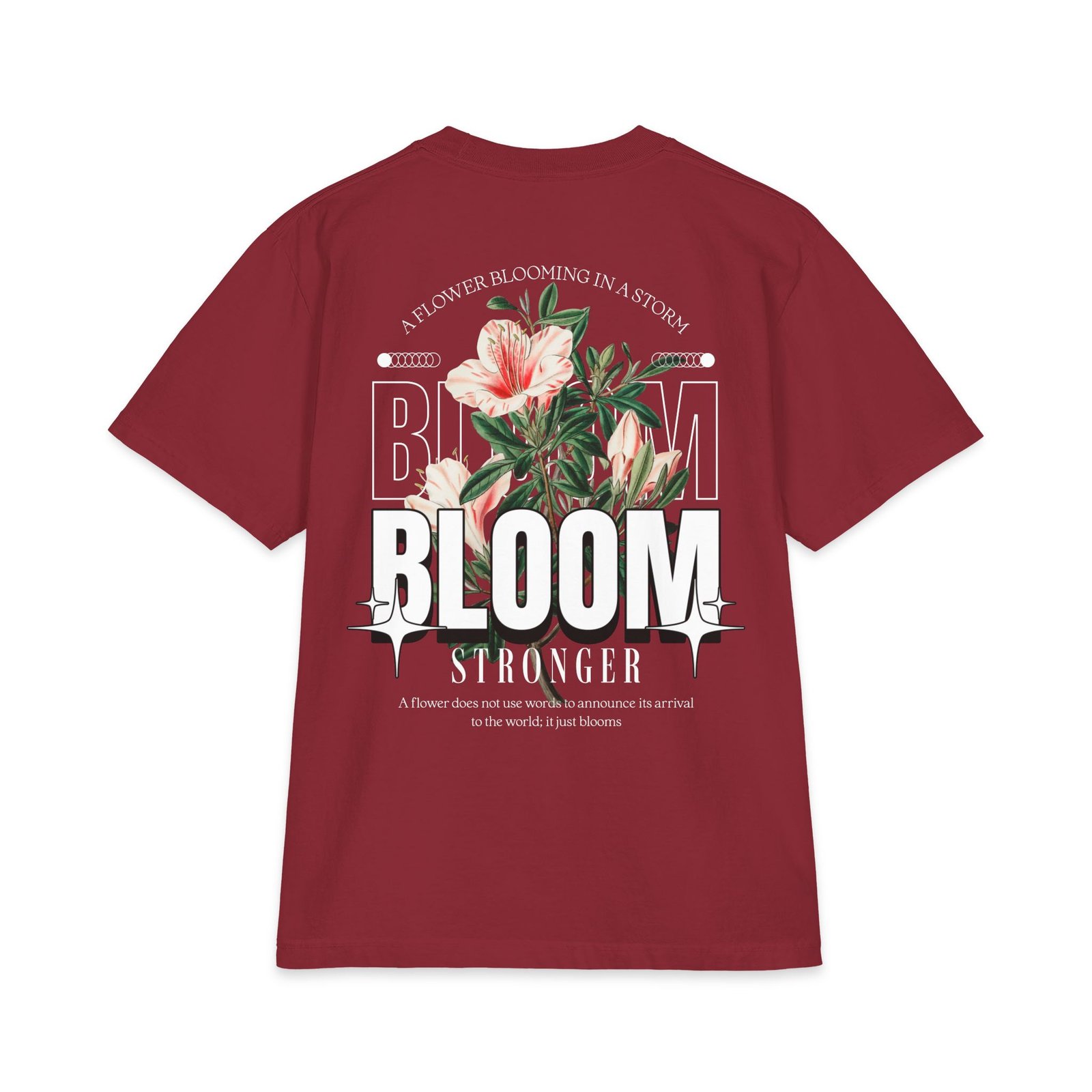 Bloom Floral Graphic T‑Shirt — 'Bloom Stronger' Inspirational Tee - Image 35
