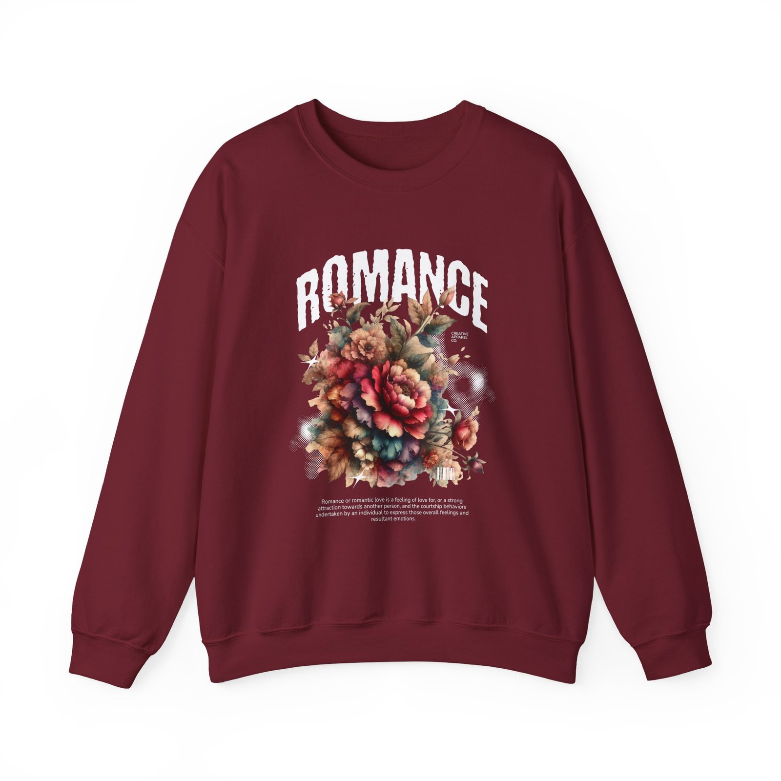 Romance Floral Crewneck Sweatshirt — Vintage Bouquet Graphic - Image 32