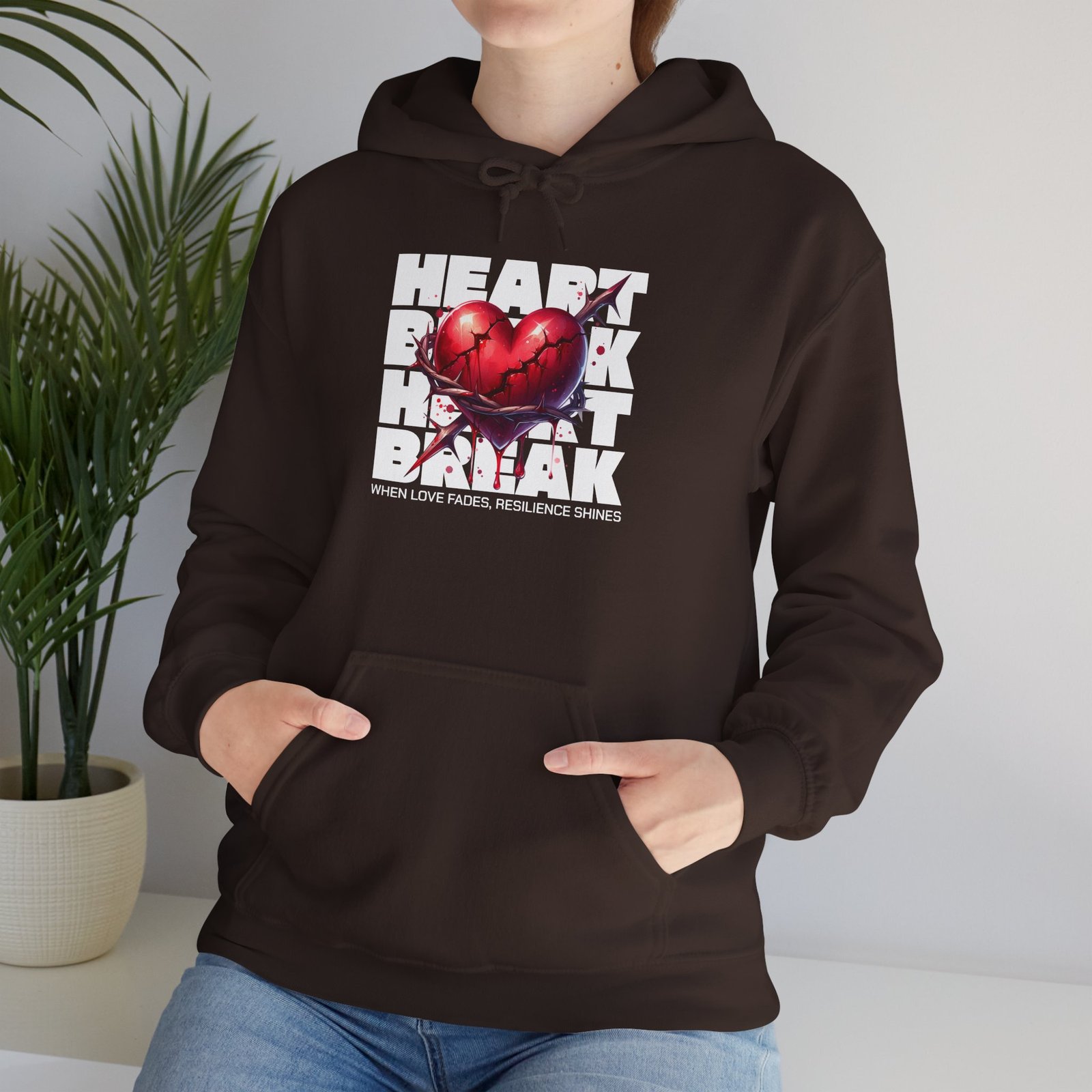 Heart Rock Dakota Hoodie — Heartbroken South Dakota Pride Pullover - Image 17