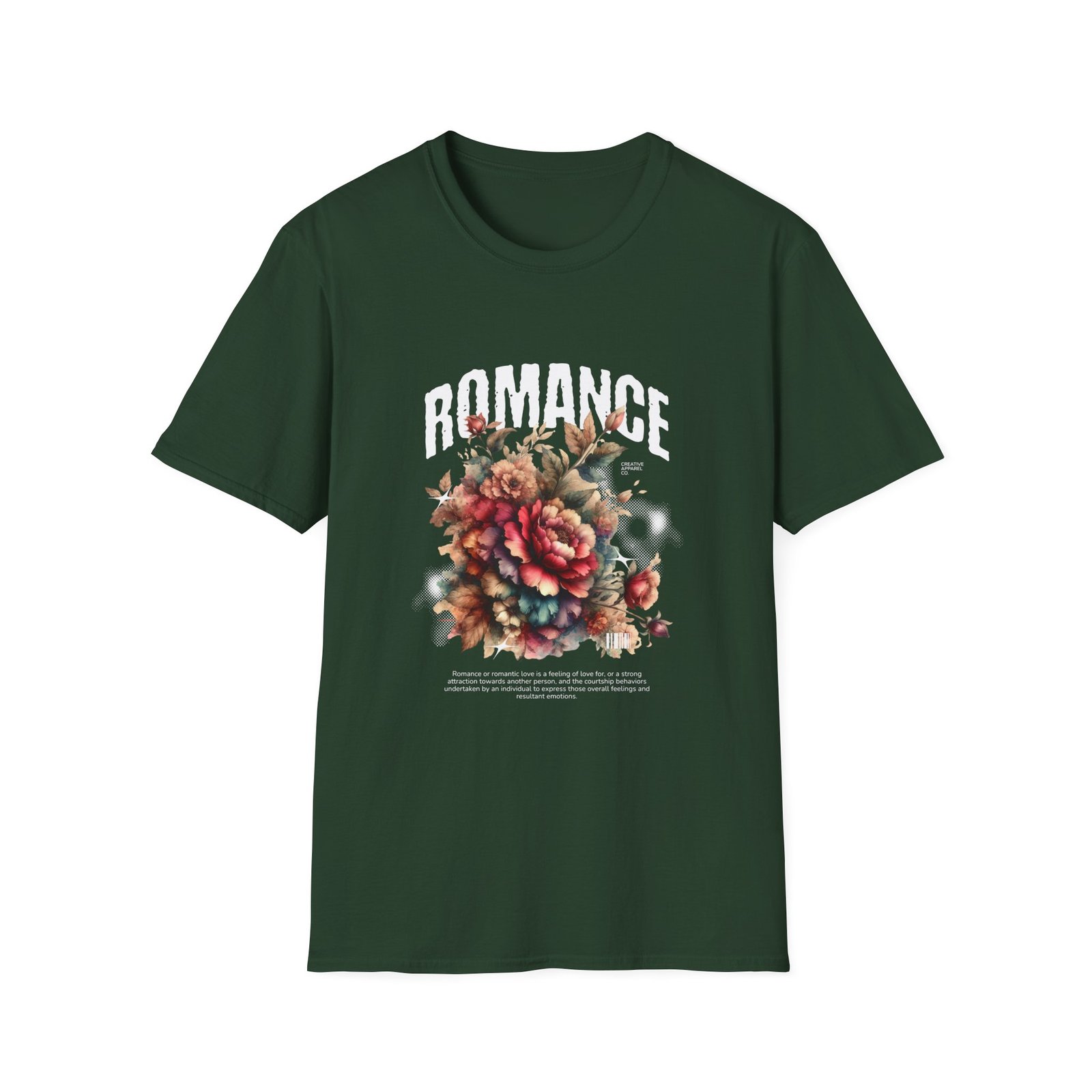 Romance Floral T‑Shirt — Vintage Bouquet Graphic Tee - Image 12