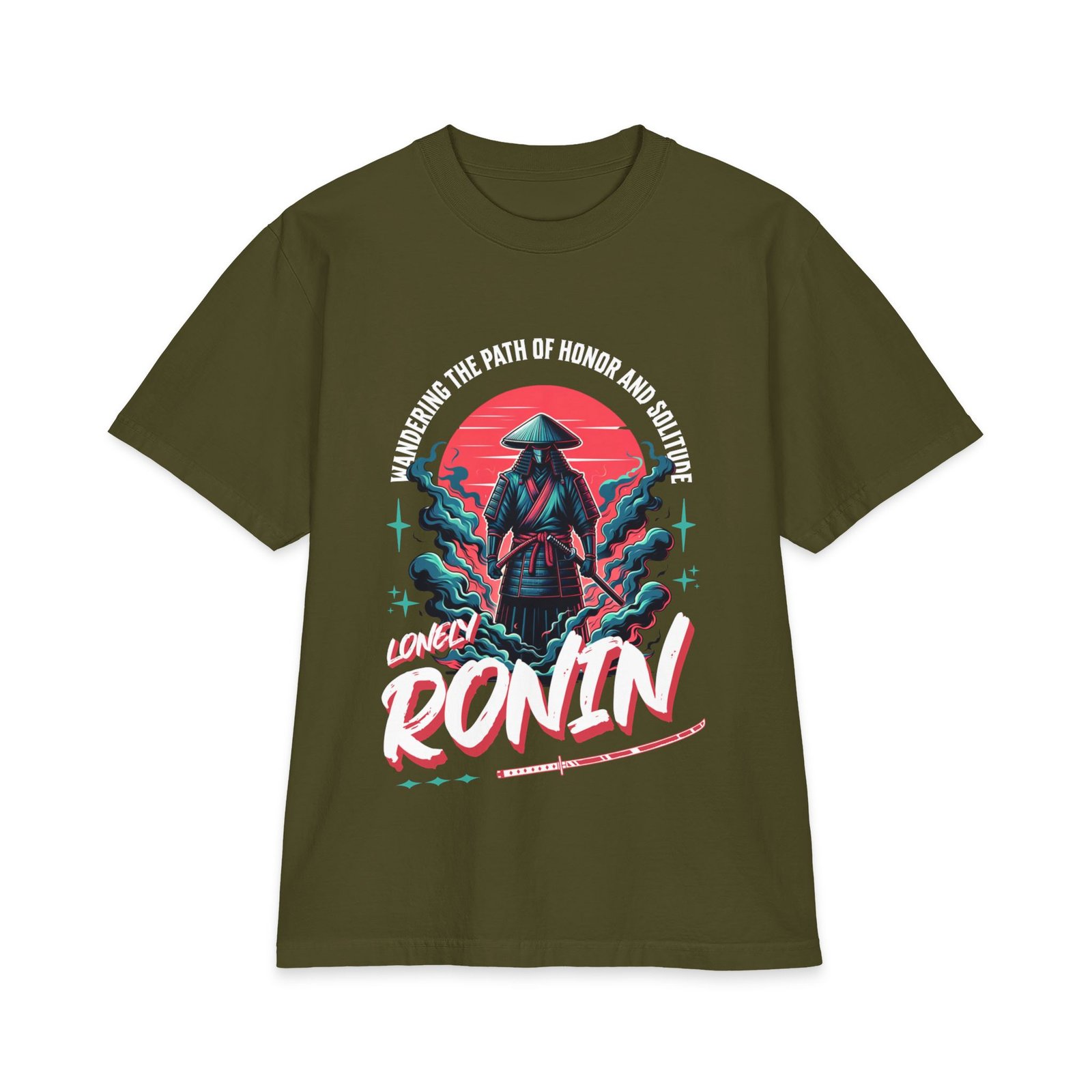 Lonely Ronin Samurai T-Shirt — Vintage Retro Japanese Warrior Tee - Image 10