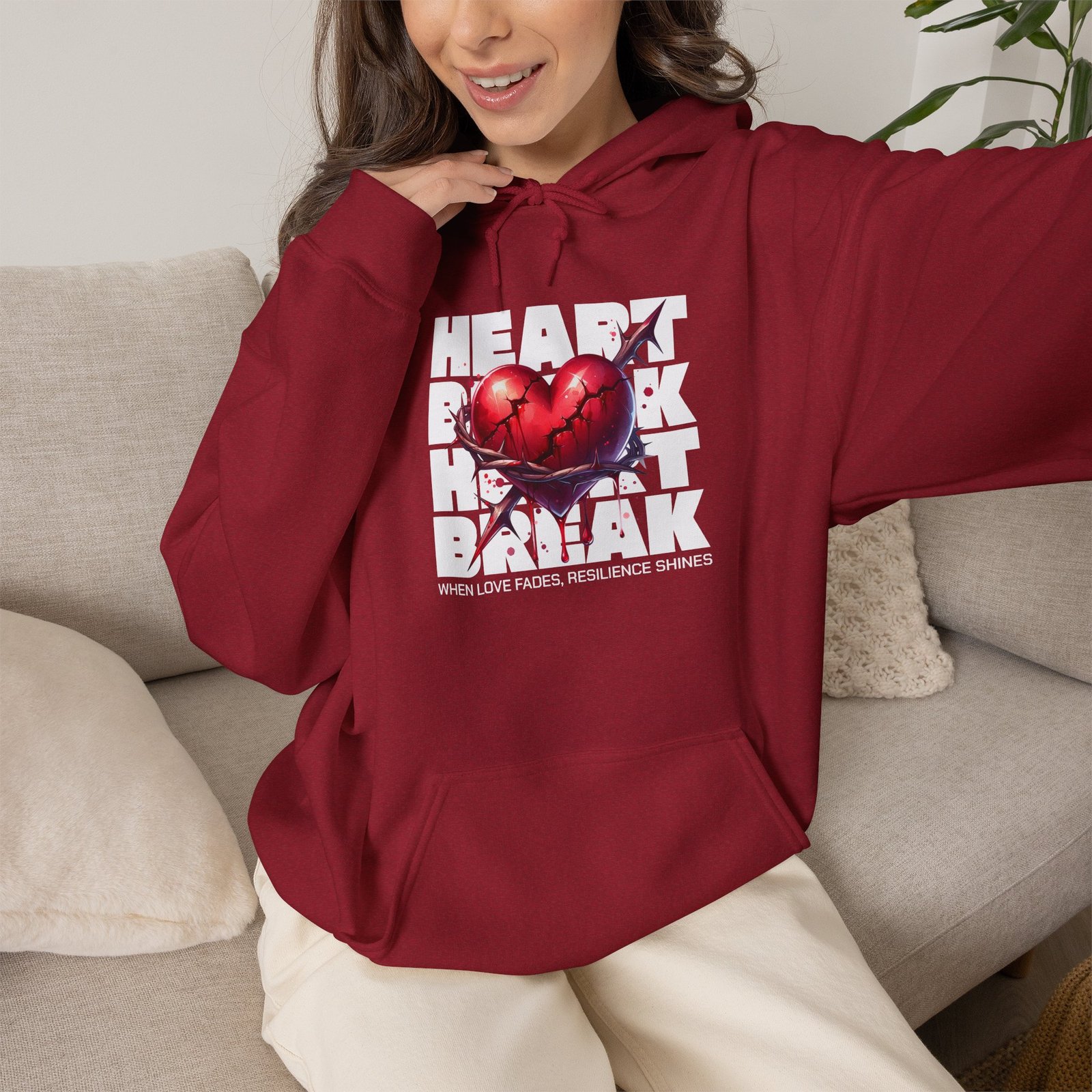 Heart Rock Dakota Hoodie — Heartbroken South Dakota Pride Pullover - Image 33