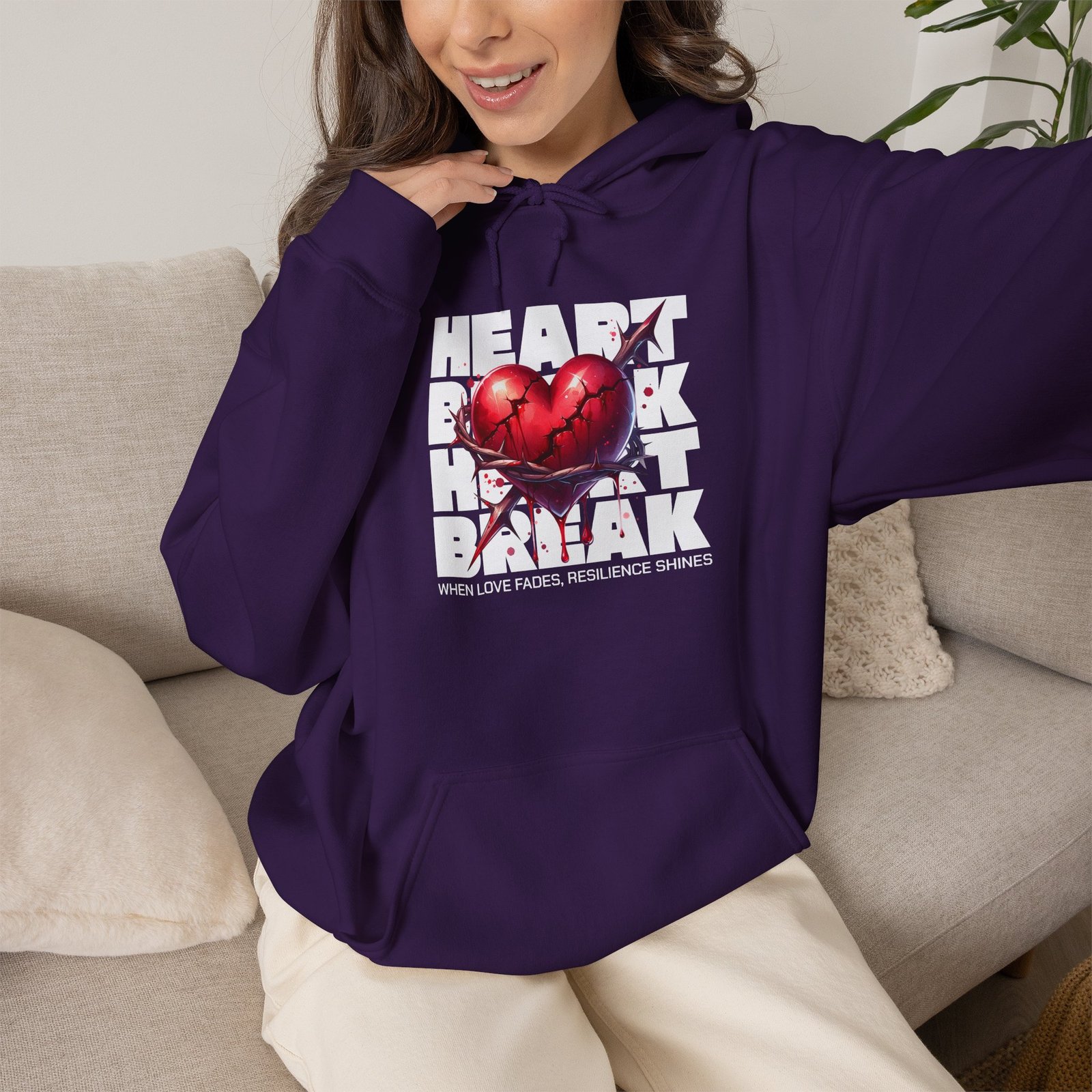 Heart Rock Dakota Hoodie — Heartbroken South Dakota Pride Pullover - Image 29