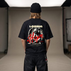 Hope Graphic T‑Shirt — "Losing Hope" Angel Rescue Tee