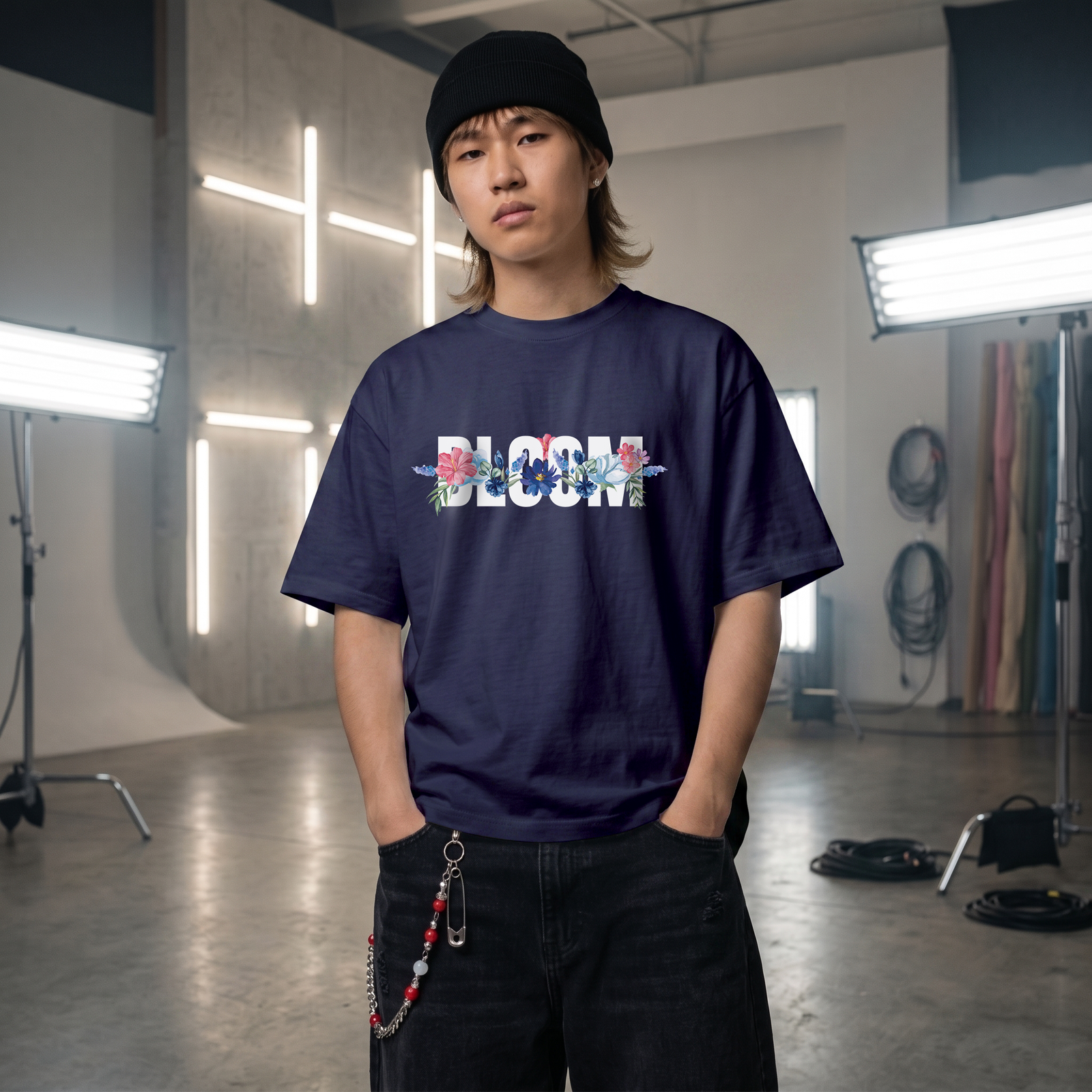 Bloom Floral Graphic T‑Shirt — 'Bloom Stronger' Inspirational Tee - Image 24