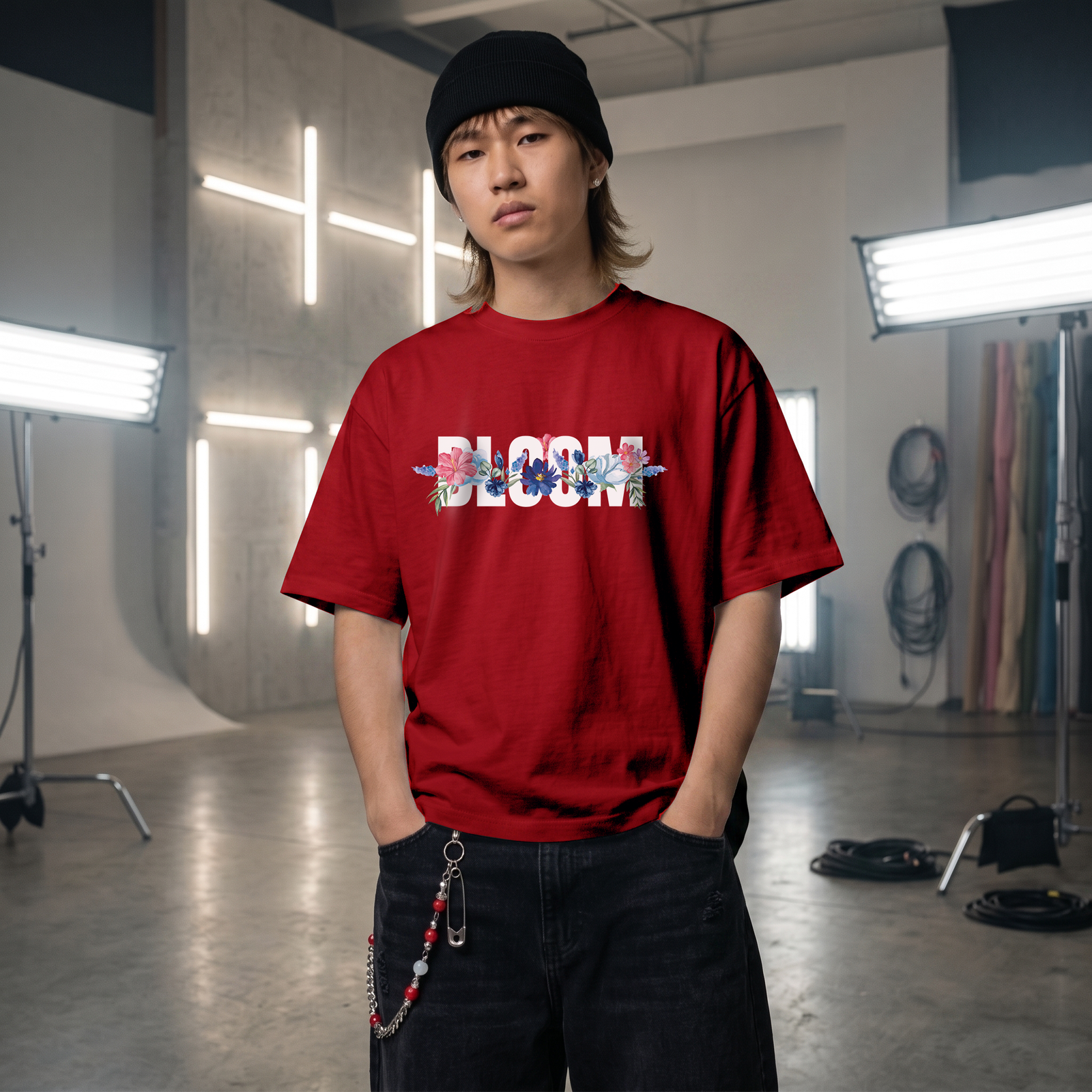 Bloom Floral Graphic T‑Shirt — 'Bloom Stronger' Inspirational Tee - Image 34
