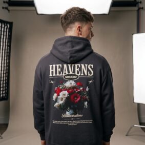 Heavens Floral Hoodie — Vintage Bouquet Graphic Hooded Sweatshirt