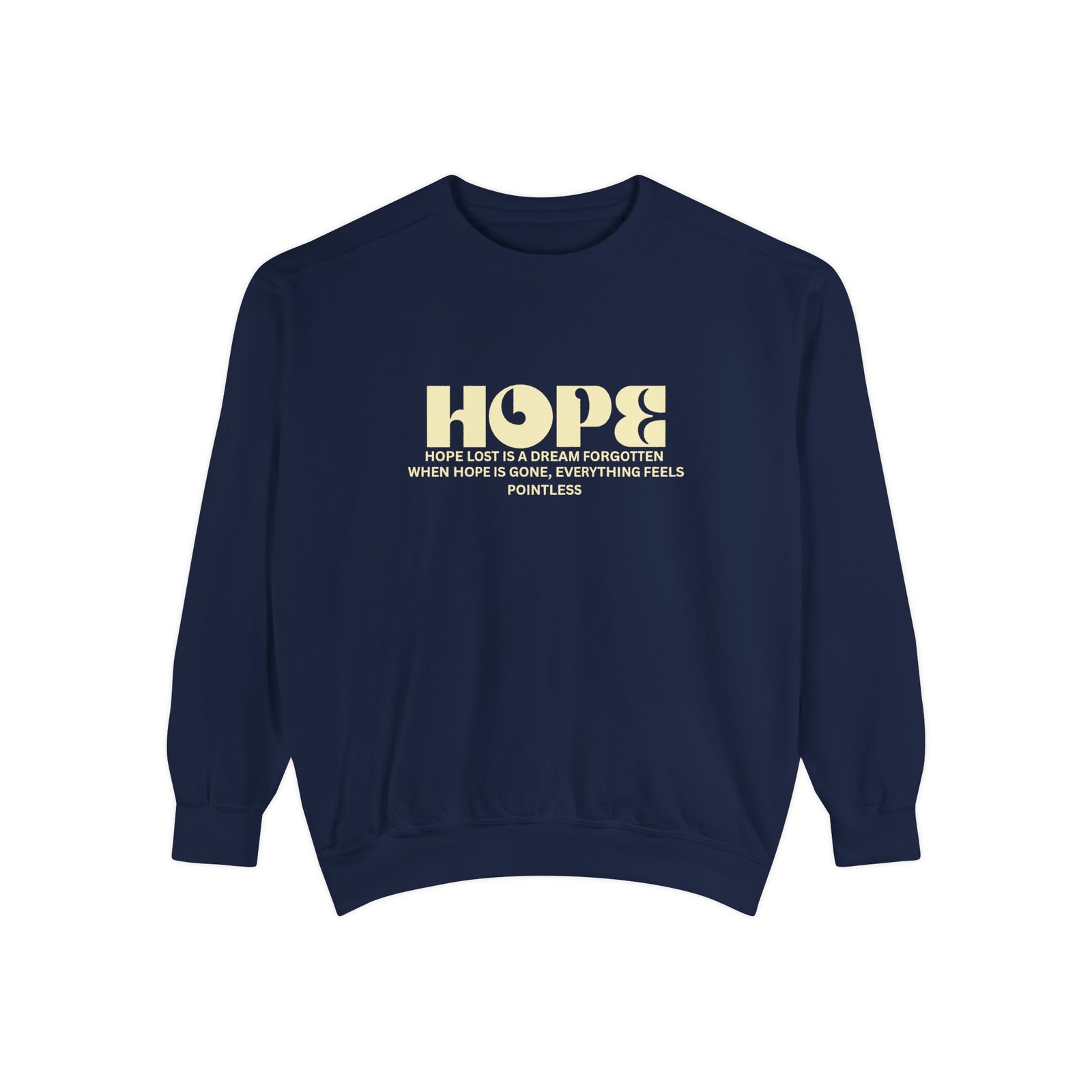 Hope Graphic Sweatshirt — 'Losing Hope' Angel Vintage Streetwear - Image 4