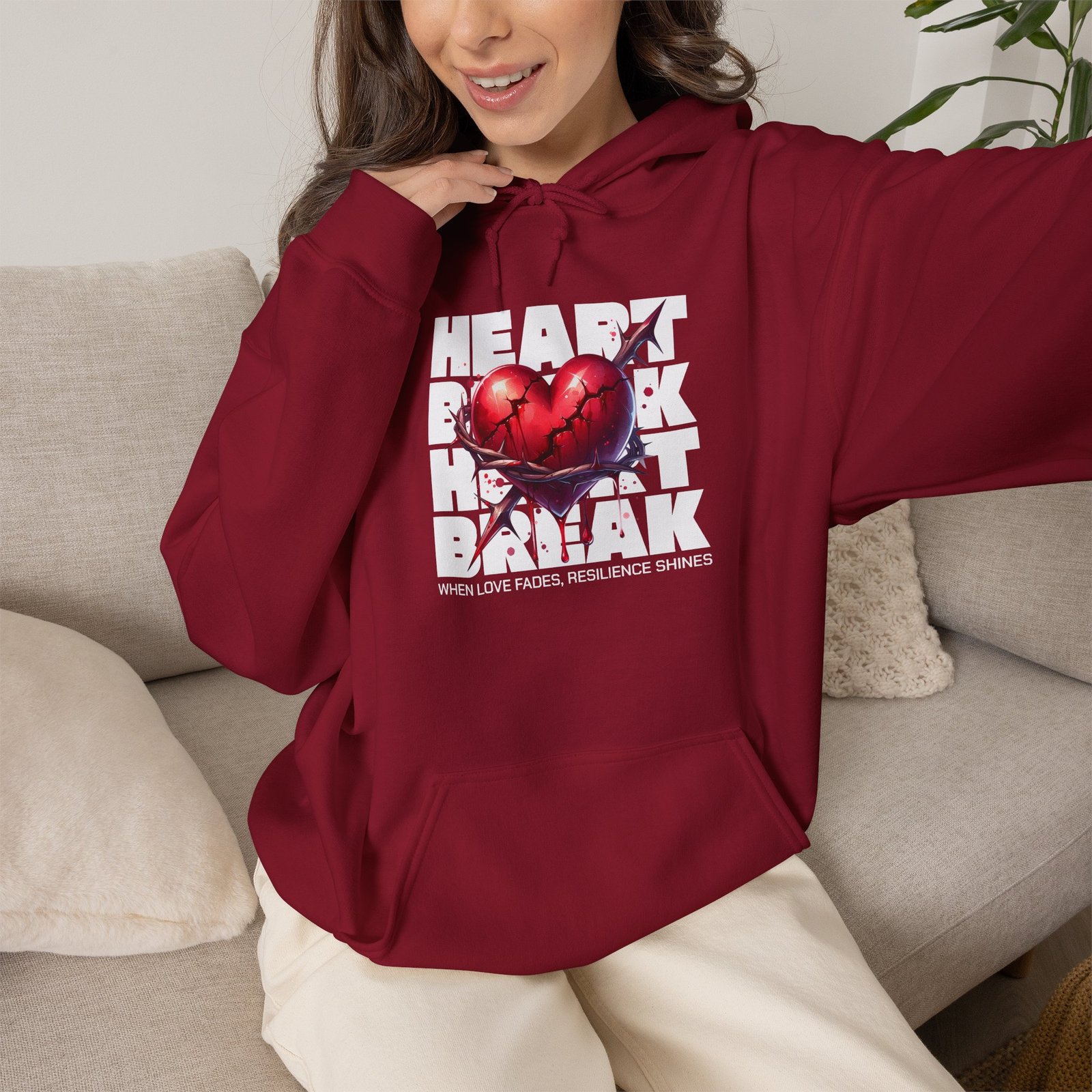 Heart Rock Dakota Hoodie — Heartbroken South Dakota Pride Pullover - Image 37