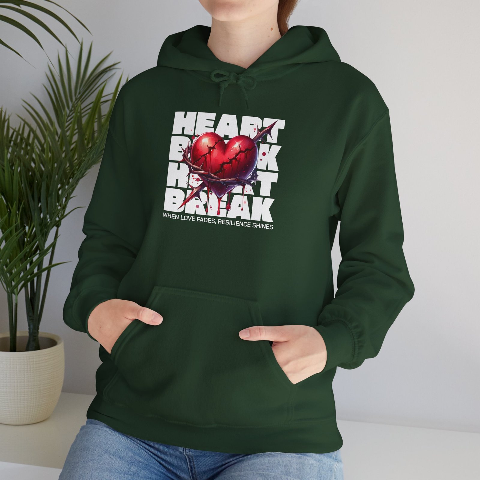 Heart Rock Dakota Hoodie — Heartbroken South Dakota Pride Pullover - Image 21