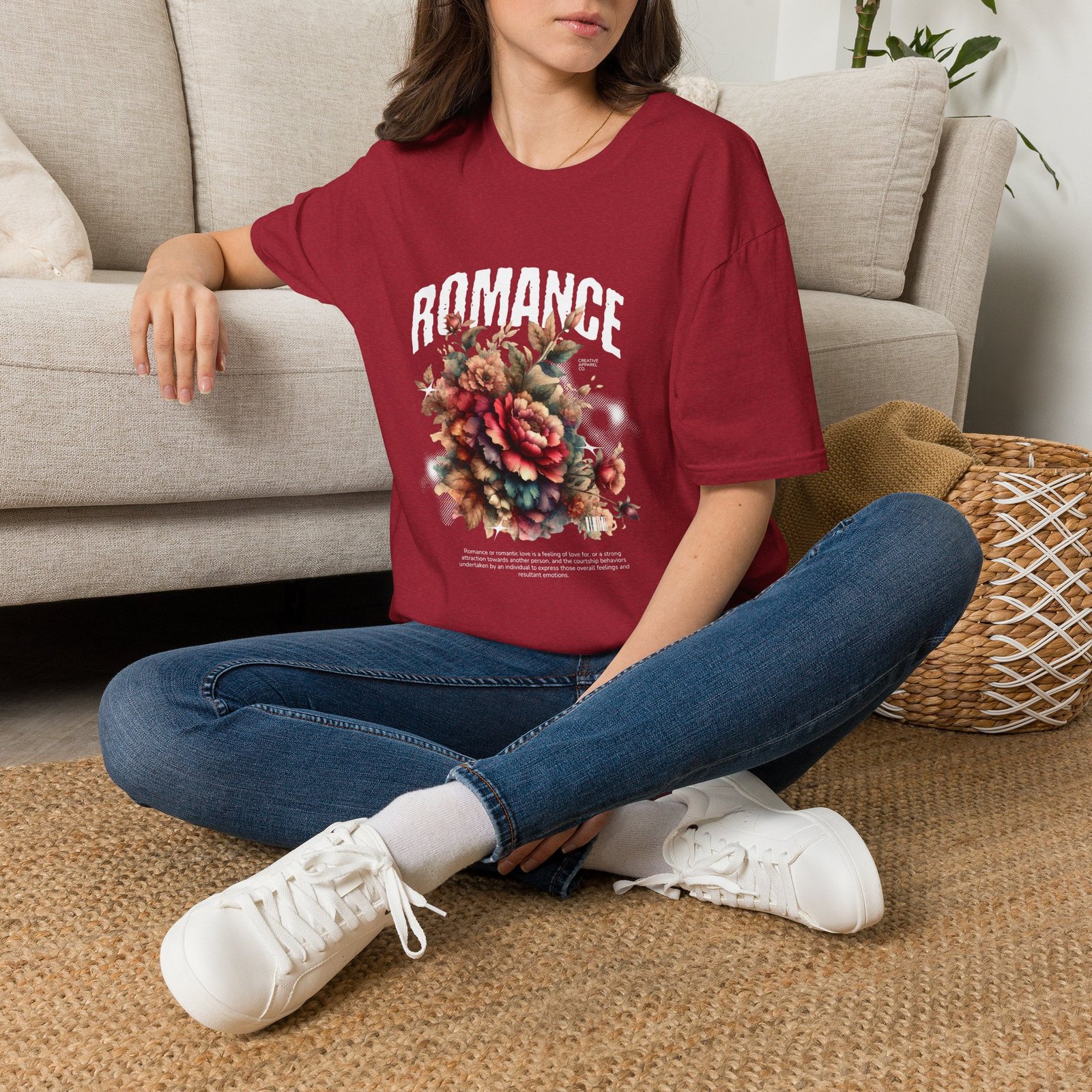 Romance Floral T‑Shirt — Vintage Bouquet Graphic Tee - Image 27