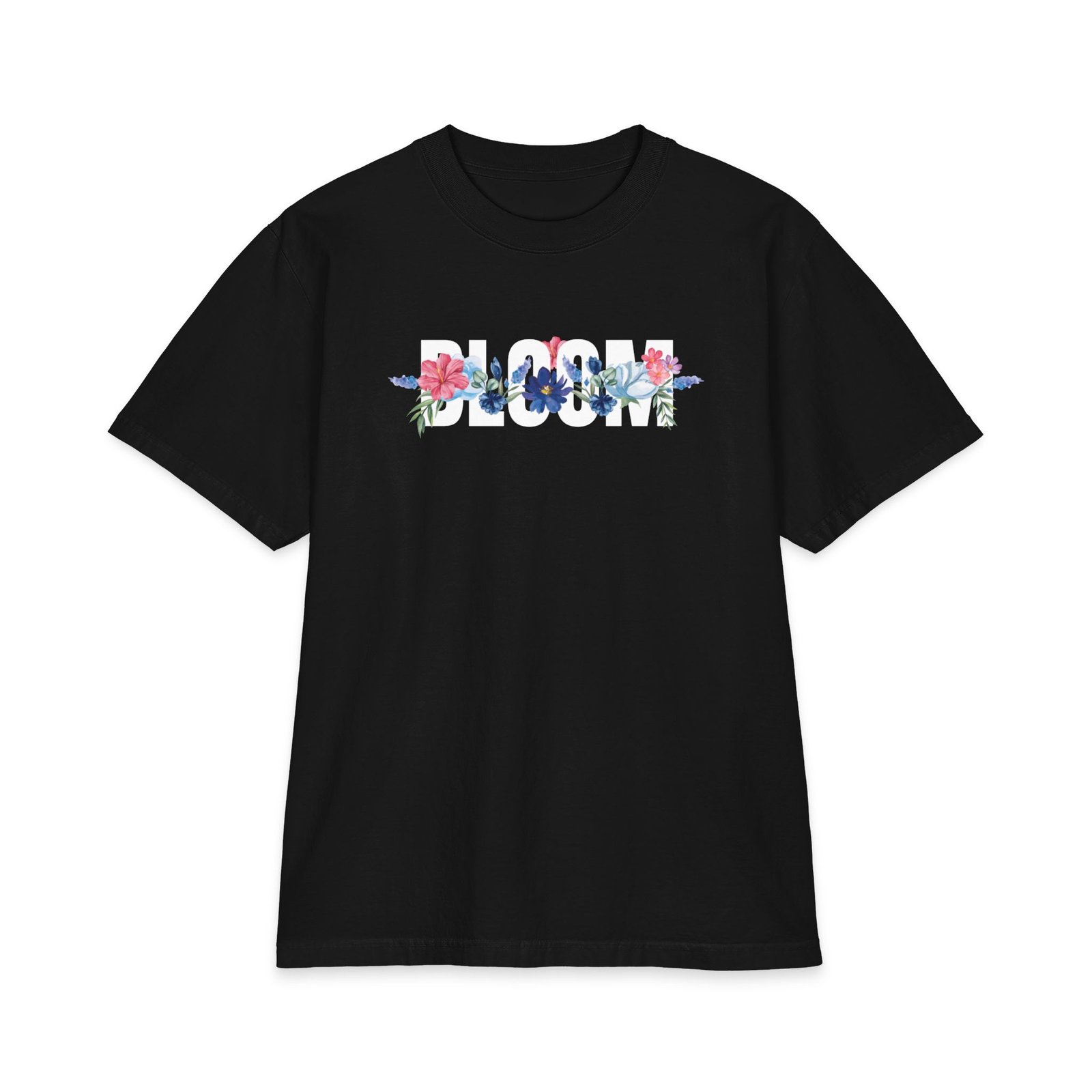 Bloom Floral Graphic T‑Shirt — 'Bloom Stronger' Inspirational Tee - Image 4