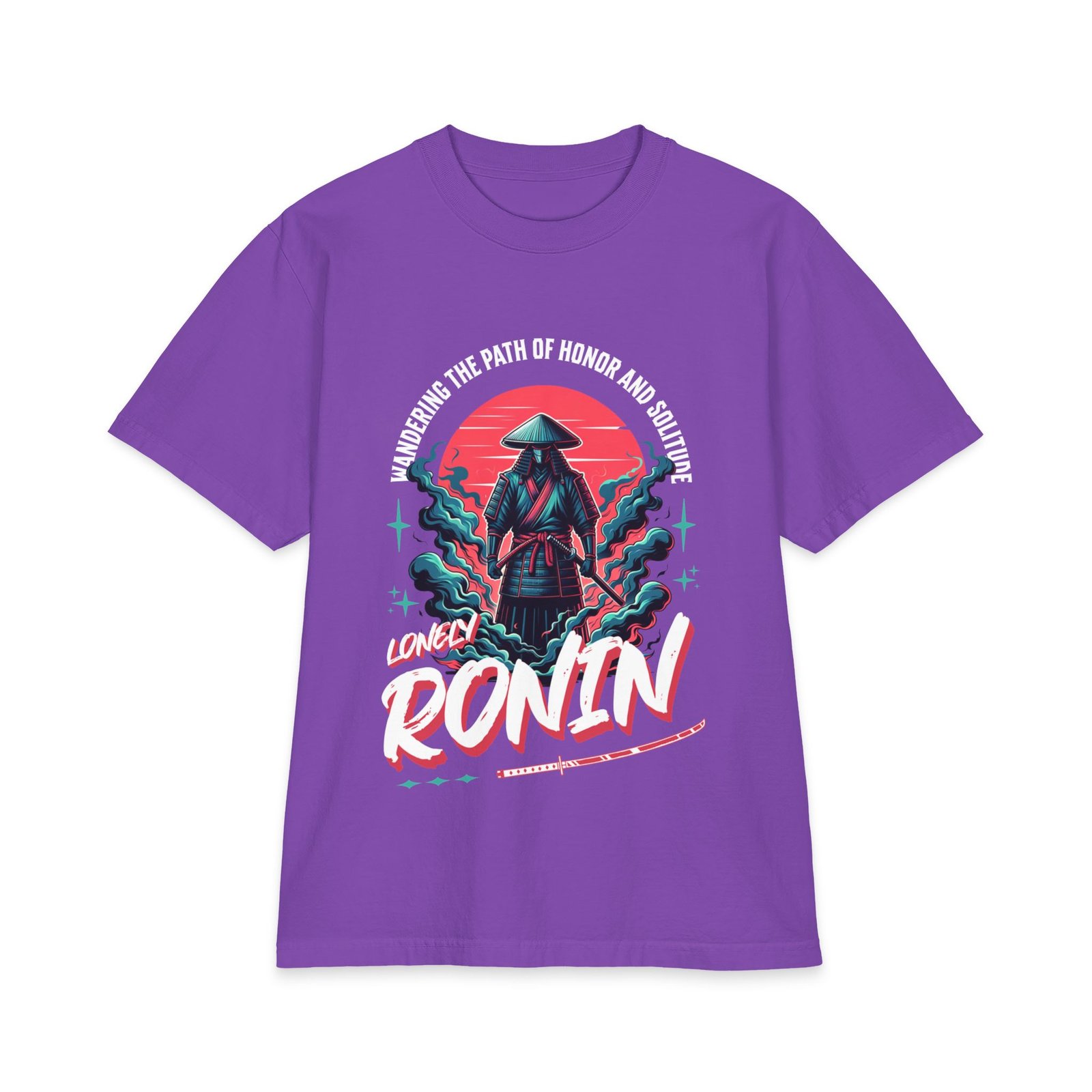 Lonely Ronin Samurai T-Shirt — Vintage Retro Japanese Warrior Tee - Image 19