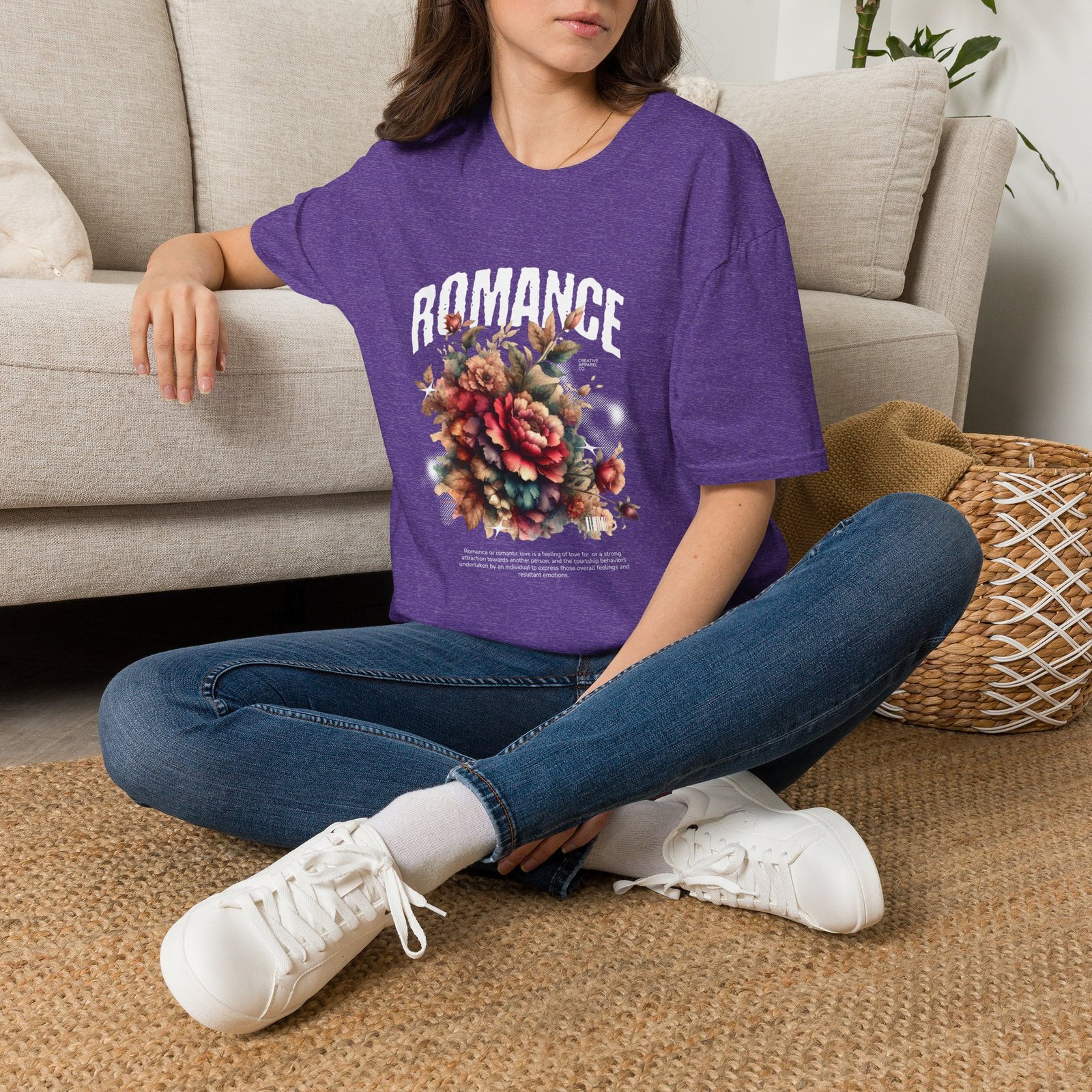 Romance Floral T‑Shirt — Vintage Bouquet Graphic Tee - Image 20