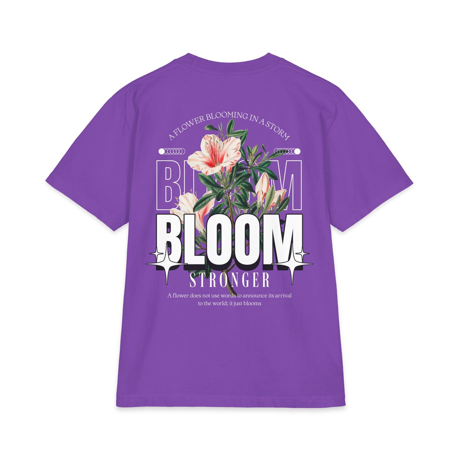 Bloom Floral Graphic T‑Shirt — 'Bloom Stronger' Inspirational Tee - Image 30
