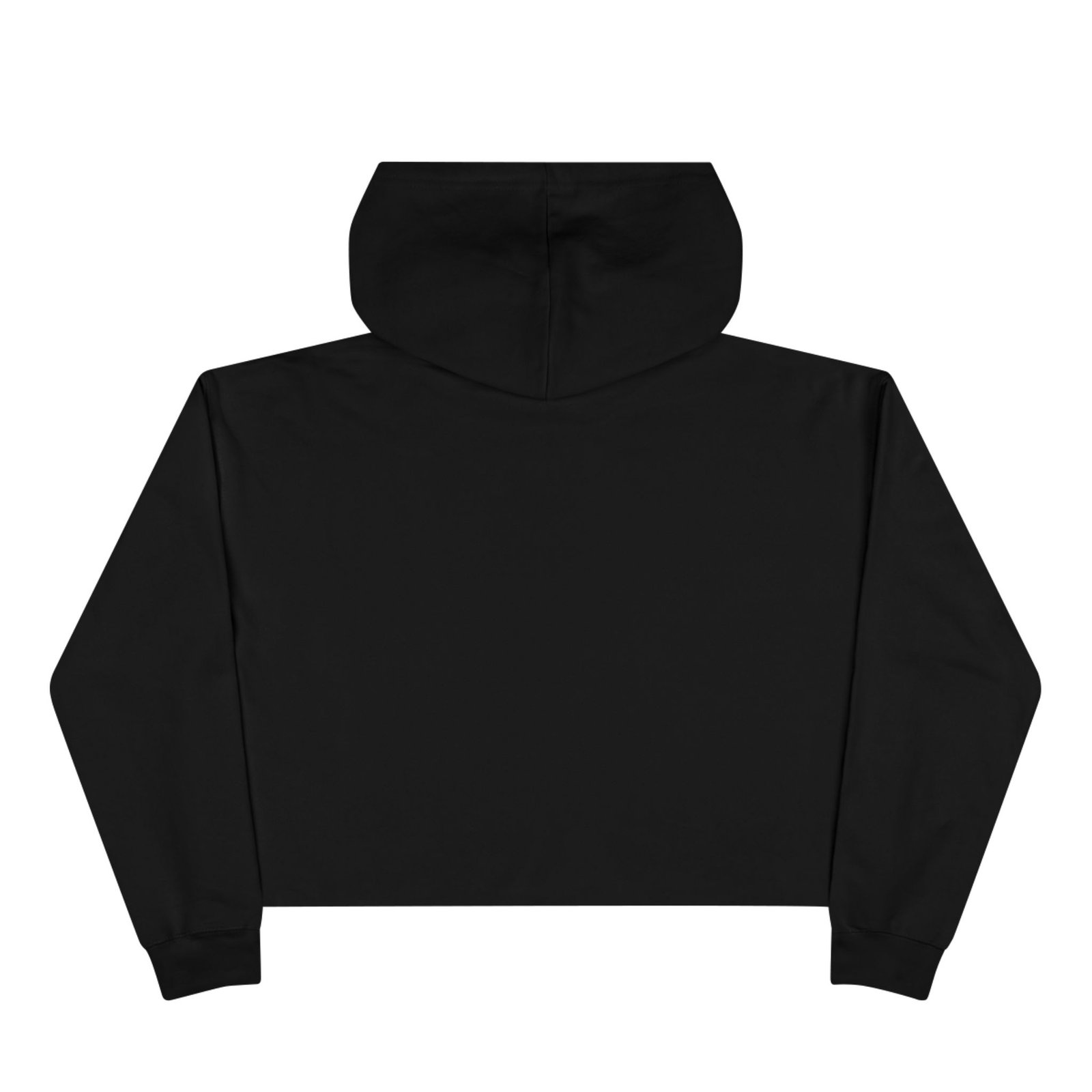 Bloom Floral Crop Hoodie — Retro Flower Graphic Cropped Sweatshirt - Image 3