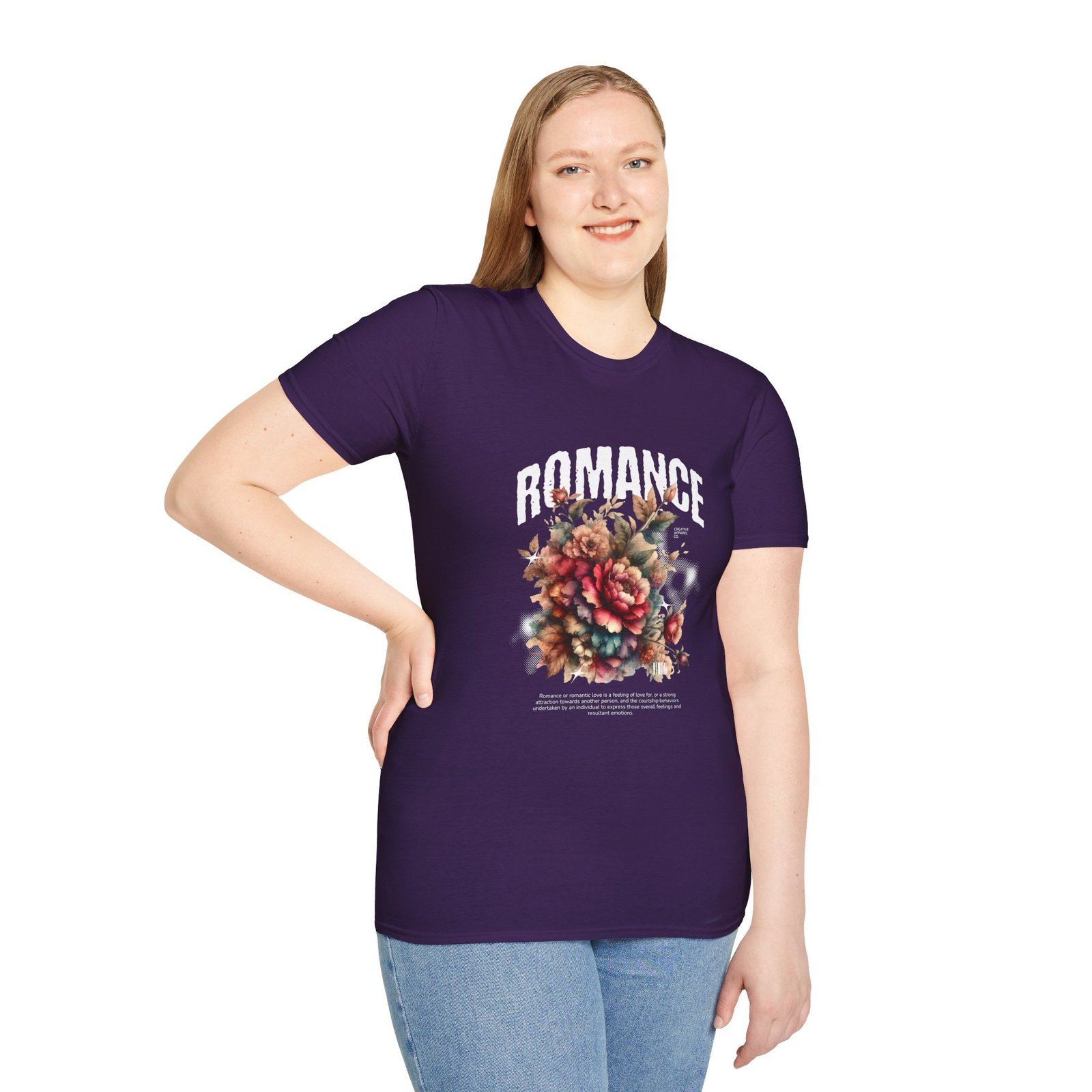 Romance Floral T‑Shirt — Vintage Bouquet Graphic Tee - Image 24
