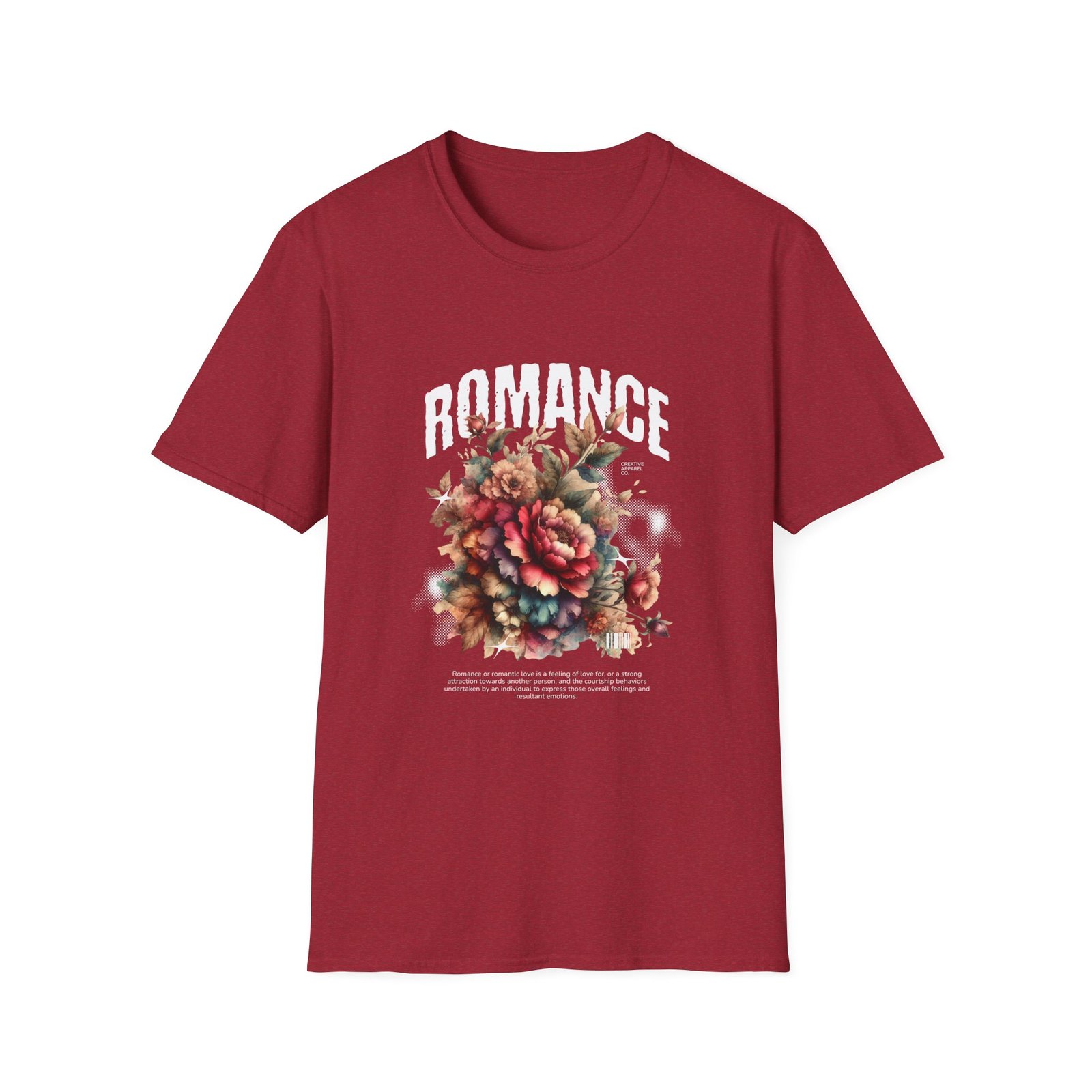 Romance Floral T‑Shirt — Vintage Bouquet Graphic Tee - Image 28