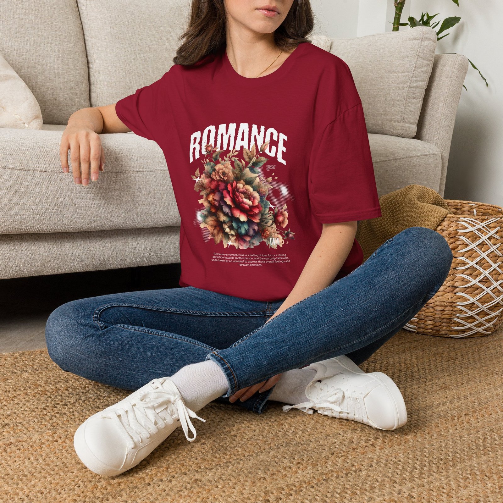 Romance Floral T‑Shirt — Vintage Bouquet Graphic Tee - Image 29