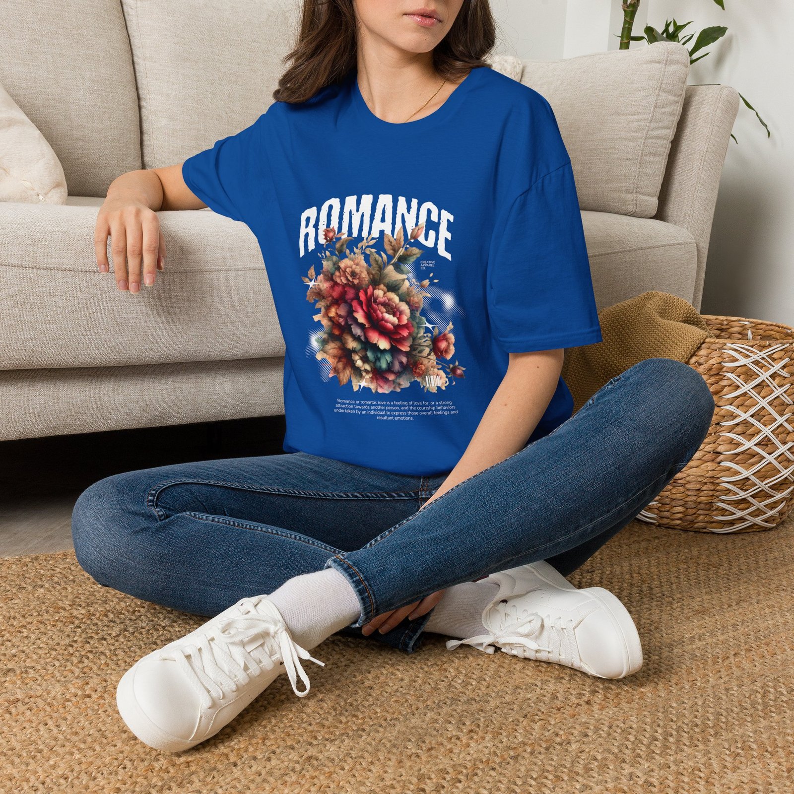 Romance Floral T‑Shirt — Vintage Bouquet Graphic Tee - Image 16