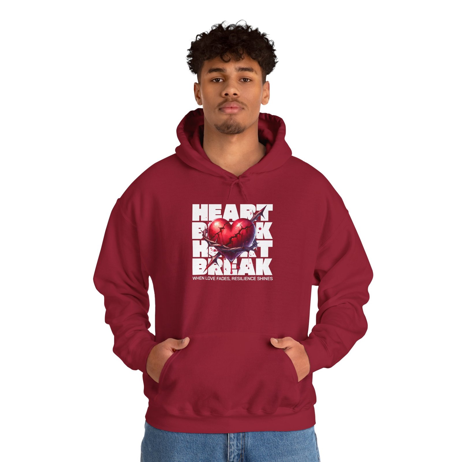 Heart Rock Dakota Hoodie — Heartbroken South Dakota Pride Pullover - Image 38