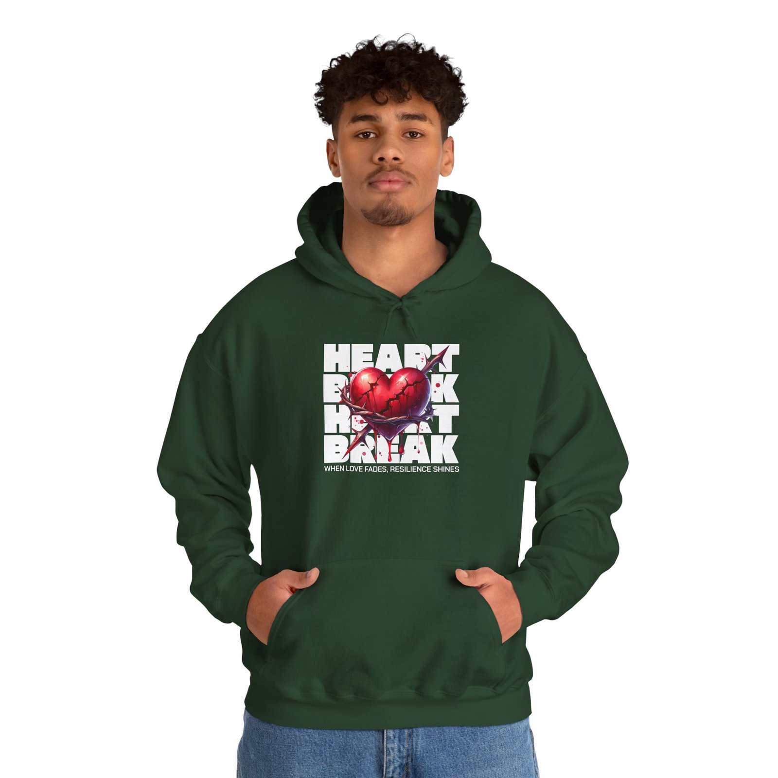 Heart Rock Dakota Hoodie — Heartbroken South Dakota Pride Pullover - Image 20